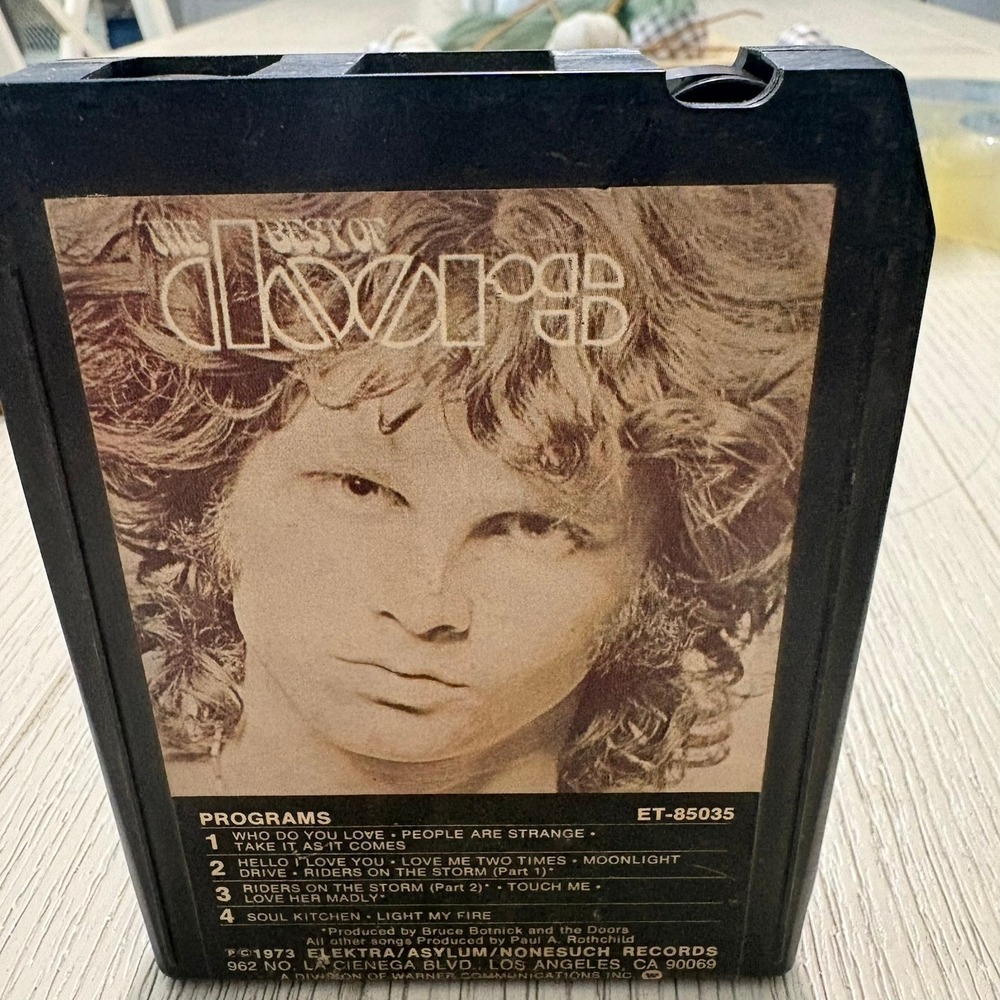 The Best of The Doors Rock 8-Track Tape 1973 Elektra ET-85035 Jim Morrison